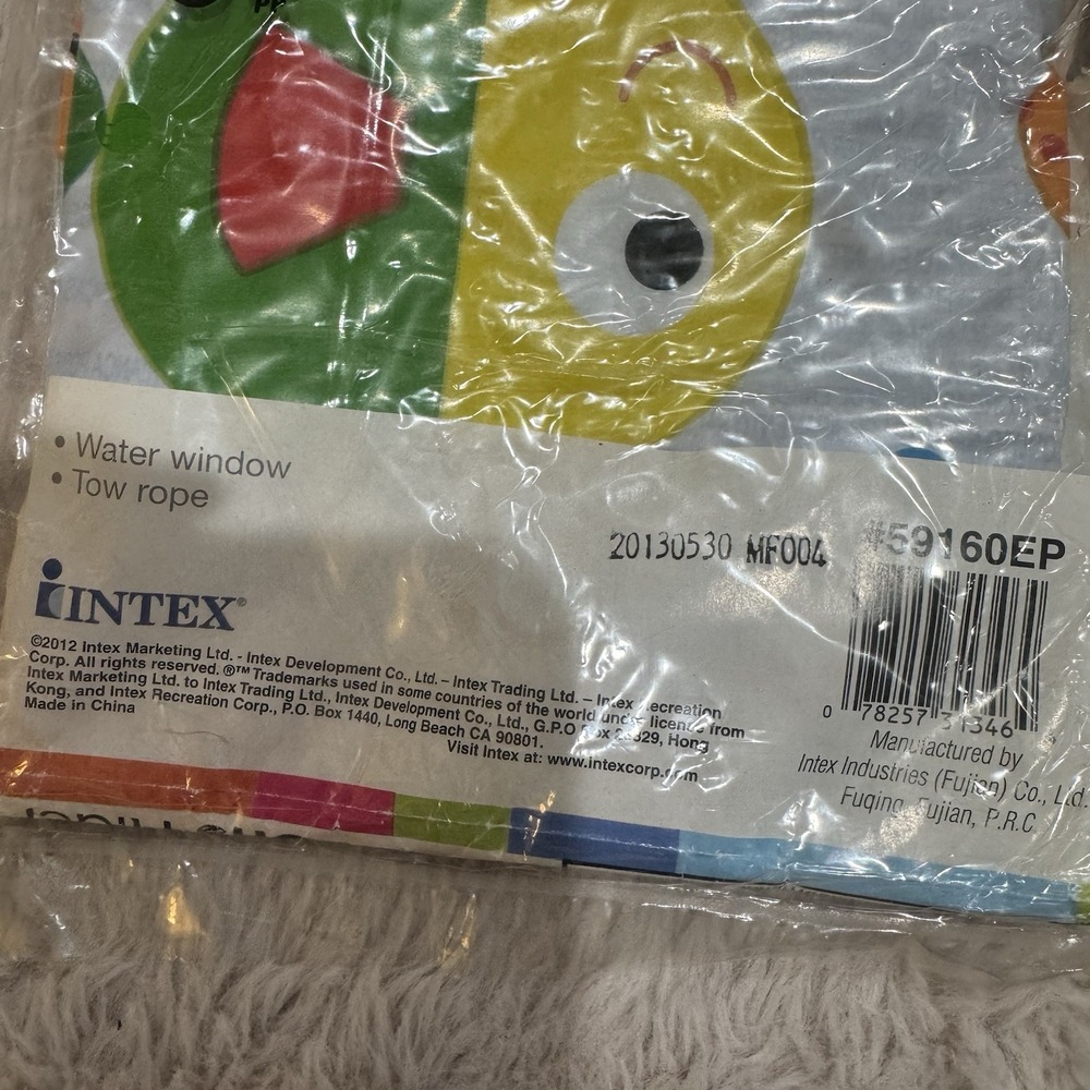 2- Intex Kids Surf Rider Pool Float Inflatable Swim New 2012 NOS Fish Design - Picture 4 of 4